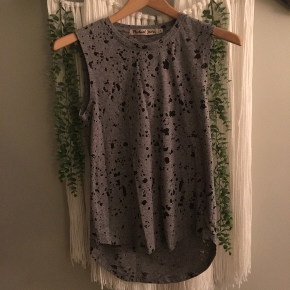 Michael Stars Tops - Grey and black Michael Stars tank top